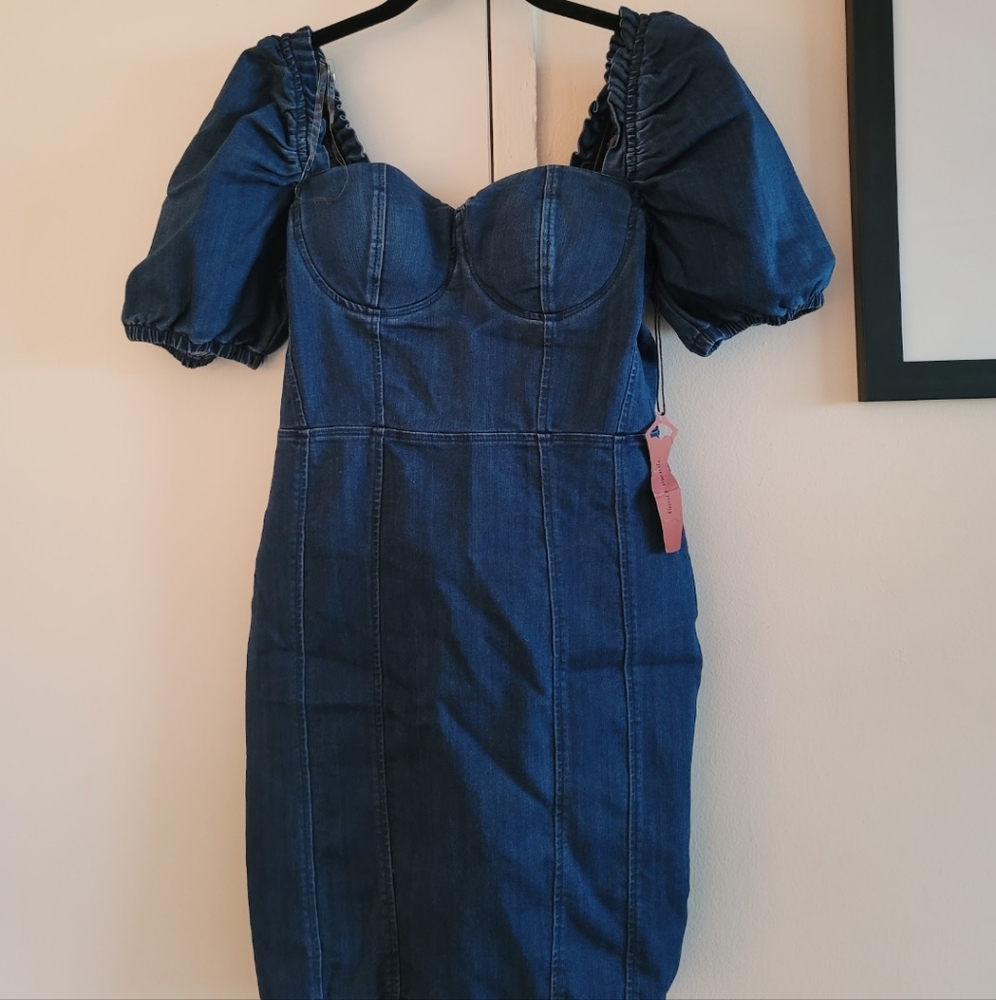 Haute Monde large Jeans dressy dress stretch New with tag
